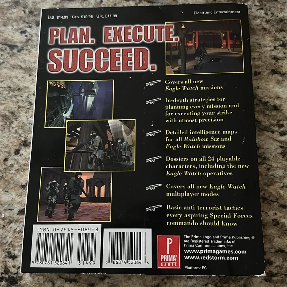 Tom Clancy's Rainbow Six Gold Edition Strategy Guide